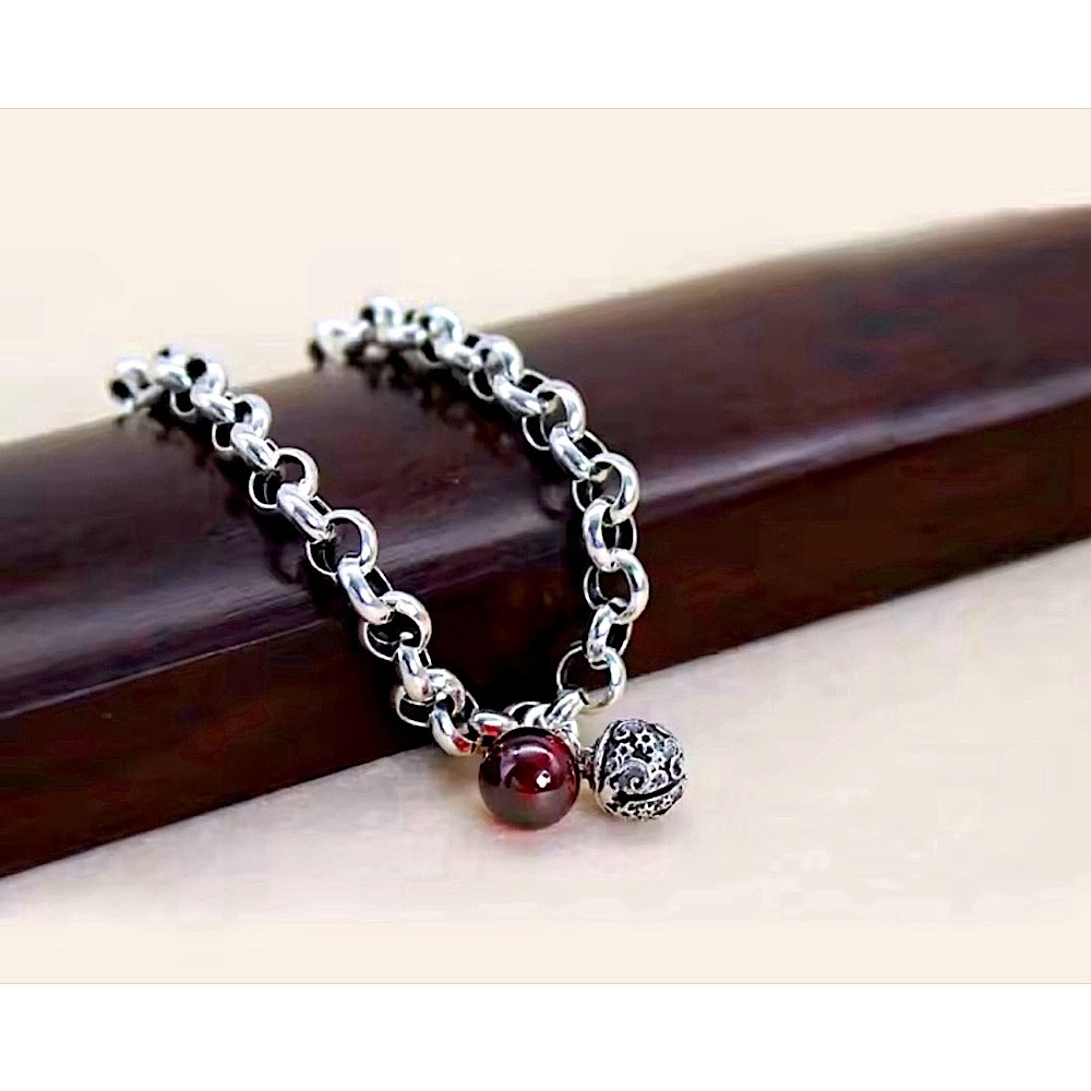 NEW Chain Link Charm Bracelet | 925 Sterling Silver